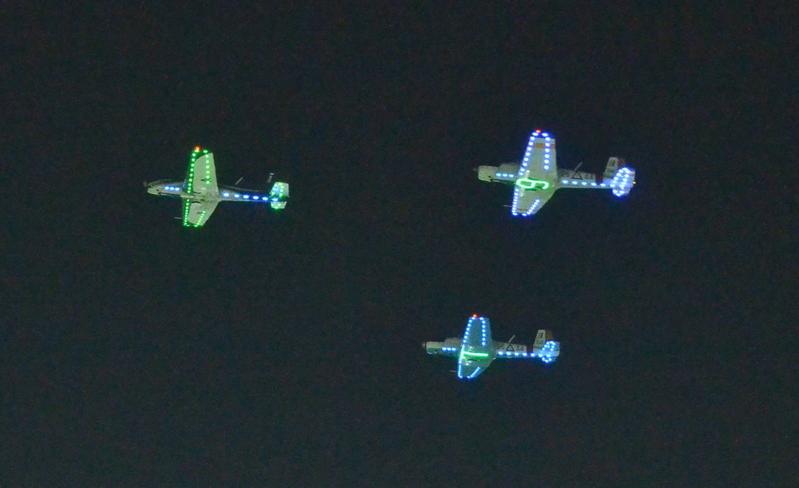 ၂၀၂၄ ခုနှစ် မတ်လ ၂၇ ရက်နေ့က နေပြည်တော်၌ကျင်းပသည့် တပ်မတော်နေ့ အခမ်းအနားတွင် တွေ့ရသည့် လေယာဉ်များ။ ဓာတ်ပုံ - CINCDS